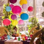Multicolor Paper Lantern 12 Inch – Hanging Party Decoration (Yash-34)