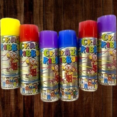 Ribbon Spray Can Multicolor – Celebration & Party Decoration(Yash)