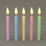 Twisted Spiral Birthday Candles (Yash-262)