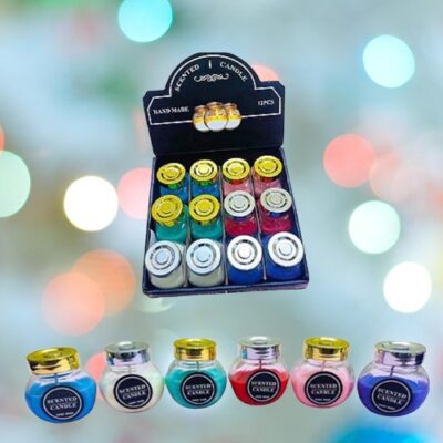 Scented Candle in Mini Jar with Lid (Yash-948)