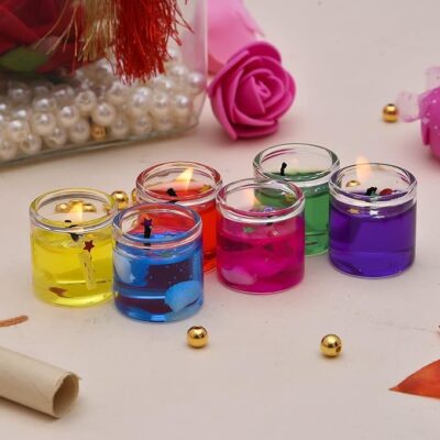 Scented Gel Candle in Mini Glass (Yash-932)