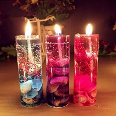 Scented Gel Candle in Mini Tube Glass (Yash-934)