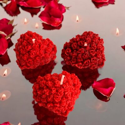 Mini Heart Shaped Scented Candle (Yash-946)