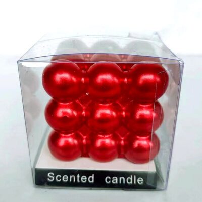 Metallic Scented Pillar Candle Gift Set – 4 Color Variants (Yash-274)