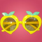 Mango Shaped Yellow Color Party Glasses (SB-3)