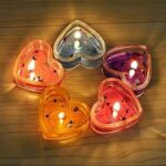 Scented Gel Candle in Mini Heart Shaped Glass (Yash-935)