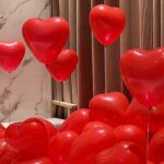 2G Heart Balloons-RED (Yash-860, 100Pcs)