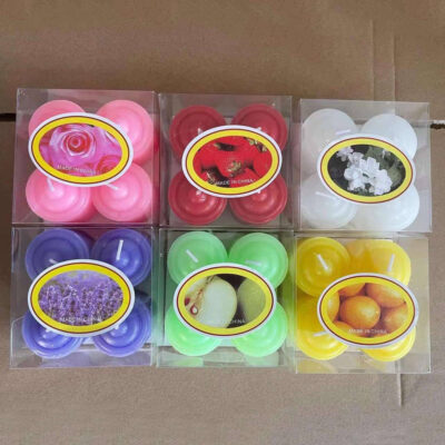 Aroma Tealight Candles – Flower Pack Assorted Fragrances_6 Variants (Yash-291)