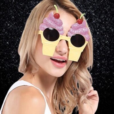 Ice Cream Shaped Party Glasses (DC-010)
