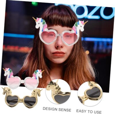 Magical Unicorn Heart Sunglasses for Kids – Fantasy Fun (DC-071)