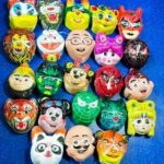 Plastic Cartoon Face Mask (Yash-301)