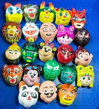 Plastic Cartoon Face Mask (Yash-301)