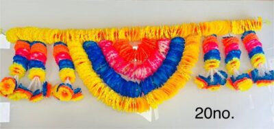 Artificial Flower Toran Garland for Door Wall Hanging (20 B)