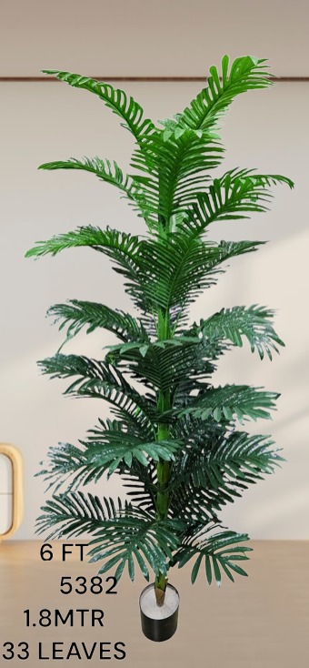 Artificial Plants with 33 Leaves and Height 6 Feet (Code:5382)
