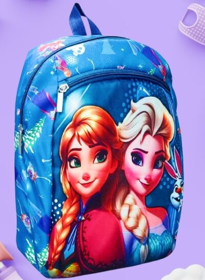 Frozen Cartoon Character Pictured Kids Backpack (Model 011)