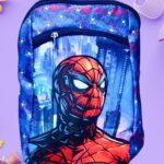 Spiderman Pictured Kids Backpack (Model 012)