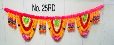 Artificial Flower Toran Garland for Door Wall Hanging (RD 25)