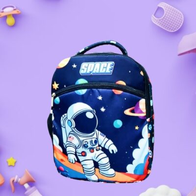 Astronaut in Space Pictured Kids Backpack (Model 018)