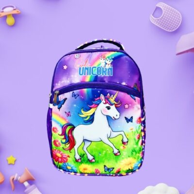 Flying Unicorn Pictured Kids Backpack (Model 020)