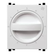 Schneider ZENcelo 2 Module Step type Fan regulator - White IN84SFRWH