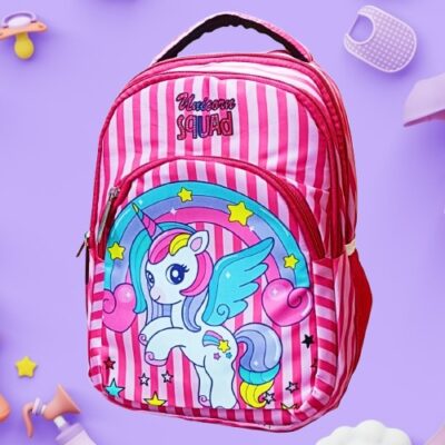 Unicorn Squad Kids Backpack (Model-024)