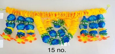 Artificial Flower Toran Garland for Door Wall Hanging (15B)