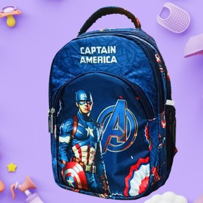 Captain America Kids Backpack (Model 032)