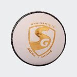 SG Leather Club White Cricket Ball, Club Standard 7X7X7 CM