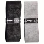 Li-Ning SuperGrip Velvet Touch Badminton Racquet Over Grip, Multicolor (Pack of 2)
