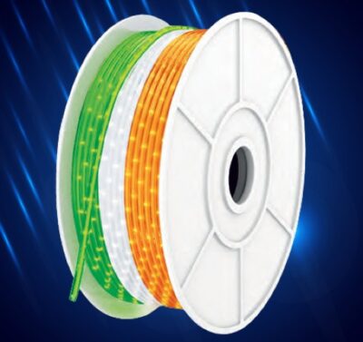 2835 SMD 120 LED SMD ROPE HIGHLUMINS 12MM THICKNESS COPPER TRICOLOR TIRANGA