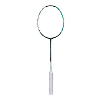 Li-Ning Halbertec 6000 Badminton Racket | Unstrung Professional Racquet for Power & Precision | Pearl White/Light Green | Ultra-Strong Carbon Fiber Frame | High-Tension Support (5UG6)
