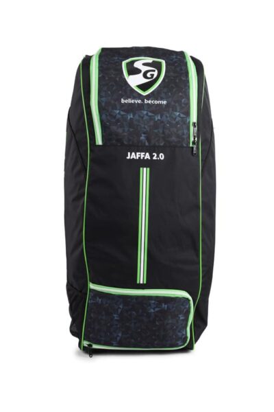 SG Jaffa 2.0 Duffle Wheelie Bag – Water-Resistant, Durable, with Bat Sleeves & Shoe Pocket