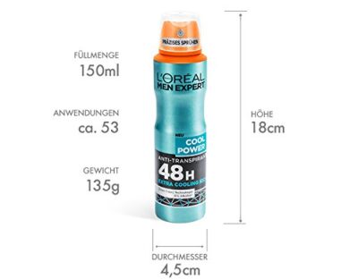 Loreal Paris Men expert deodorant spray | Anti Perspirant | 250ml (Cool Power)