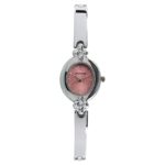 Sonata Quartz Analog Pink Dial Metal Strap Watch for Women-NS8093SM02