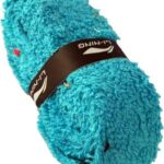Li-Ning GC001 Cotton Badminton Racket Grip Double Layer, Light Blue