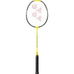 YONEX NANOFLARE 1000 Play Badminton Racquet|4U 5G|Lightning Yellow|Smash Speed|Medium Stiff|AERO Frame|Explosive Sonic Flare System|Head Light| Developed by Japan