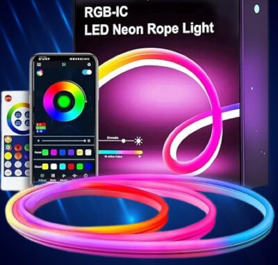 MAGIC NEON SMD ROPE WITH REMOTE & USB 100 MULTI FUCNTION SMD ROPE  12MM THICKNESS (APP BASED)