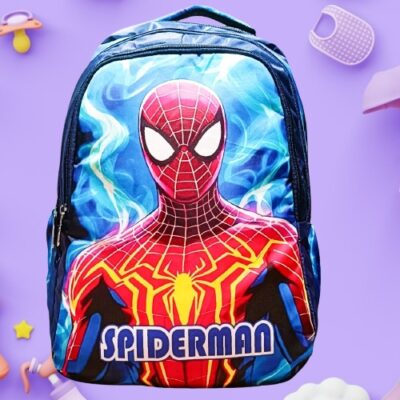 Spiderman Pictured Kids Backpack (Model 006)
