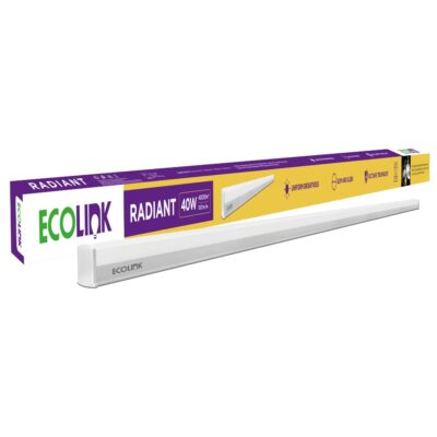 EcoLink 40w LED Batten/Tubelight | Radiant Compact 4-ft LED Batten for Living Room & Bedroom | Cool Day Light