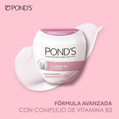 Pond's Clarant B3 Anti-dark Moisturizing Cream, for Normal to Oily Skin, 7oz Crema Aclaradora De Piel Contra Las Manchas 200gr by Pond's