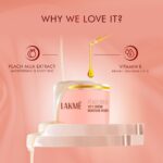 LAKMÉ Peach Milk Soft Crème Moisturizer For Face 100g || Daily Lightweight Whipped Cream With Vitamin E For Soft|| Glowing Skin - Non Oily 24h Moisture