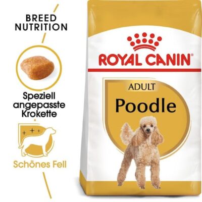 Royal Canin Poodle Adult Dog Food, 1.5 Kg, Dry Food, Supports Beautiful Fur & Dental Health, Helps to Tone Muscles