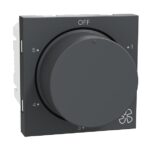 Schneider Electric 5-Step Fan Regulator (2M), Miluz ZeTa - MZFR5STP2M_AN Anthracite