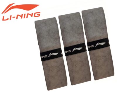Li-Ning Gp-25 Velvet Badminton Replacement Grip 3PC (Gray)