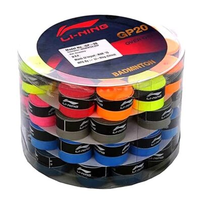 Li-Ning GP20 Badminton Replacement Grip - (Multicolor) Pack of 60 Grips