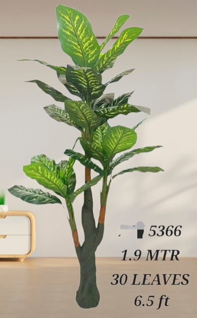 Artificial Plants with 30 Leaves and Height 6.5 Feet (Code:5366)