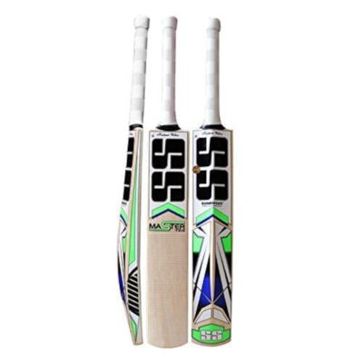 SS master 100 kw bat Kashmir Willow Cricket Bat ( Size: Short Handle,Leather Ball )