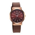 Sonata Essentials Brown Dial Polyurethane Strap Analog Watch for Women-NS87044KP01