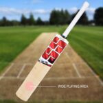 SS kw Master grade 5 kw Kashmir Willow Cricket Bat ( Size: Short Handle,Leather Ball ), Multicolour