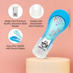 Click to see full view Mee Mee Protective Baby Nail Clipper Cutter with Skin Guard (Blue)(Pack of 1)